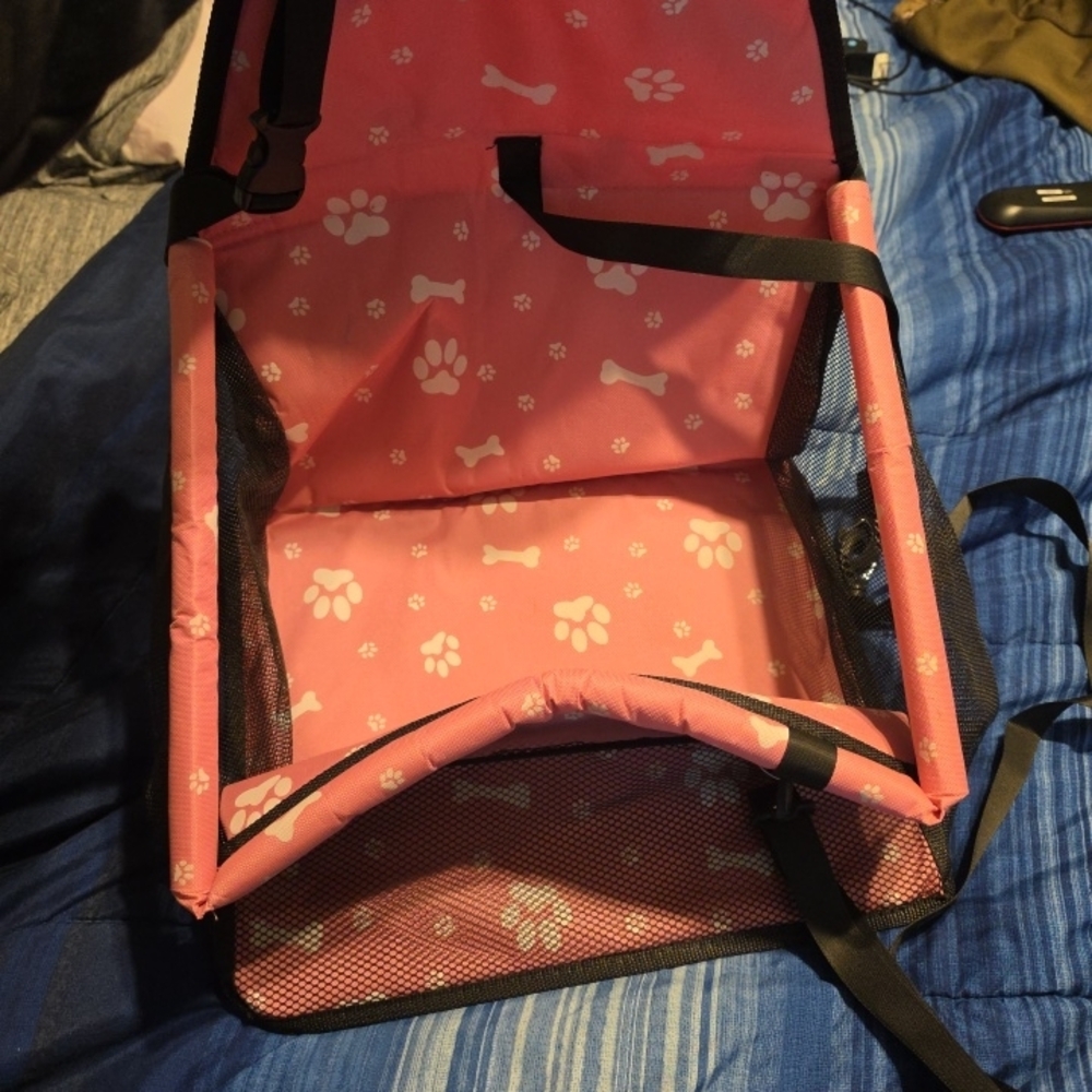Pink Paw & Bone Pet Carrier Insert